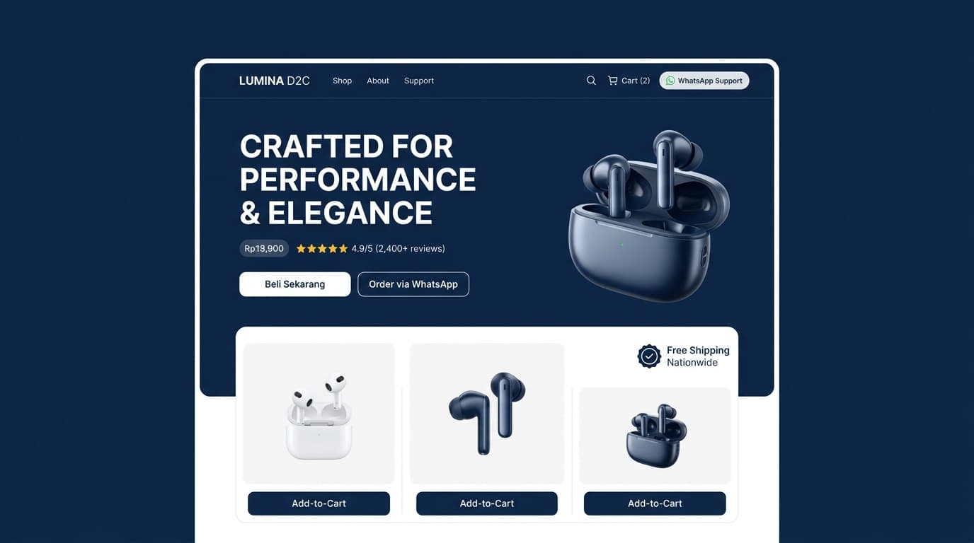D2C E-Commerce & Brand Experience Store